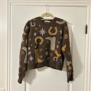 Zara Western Sweater